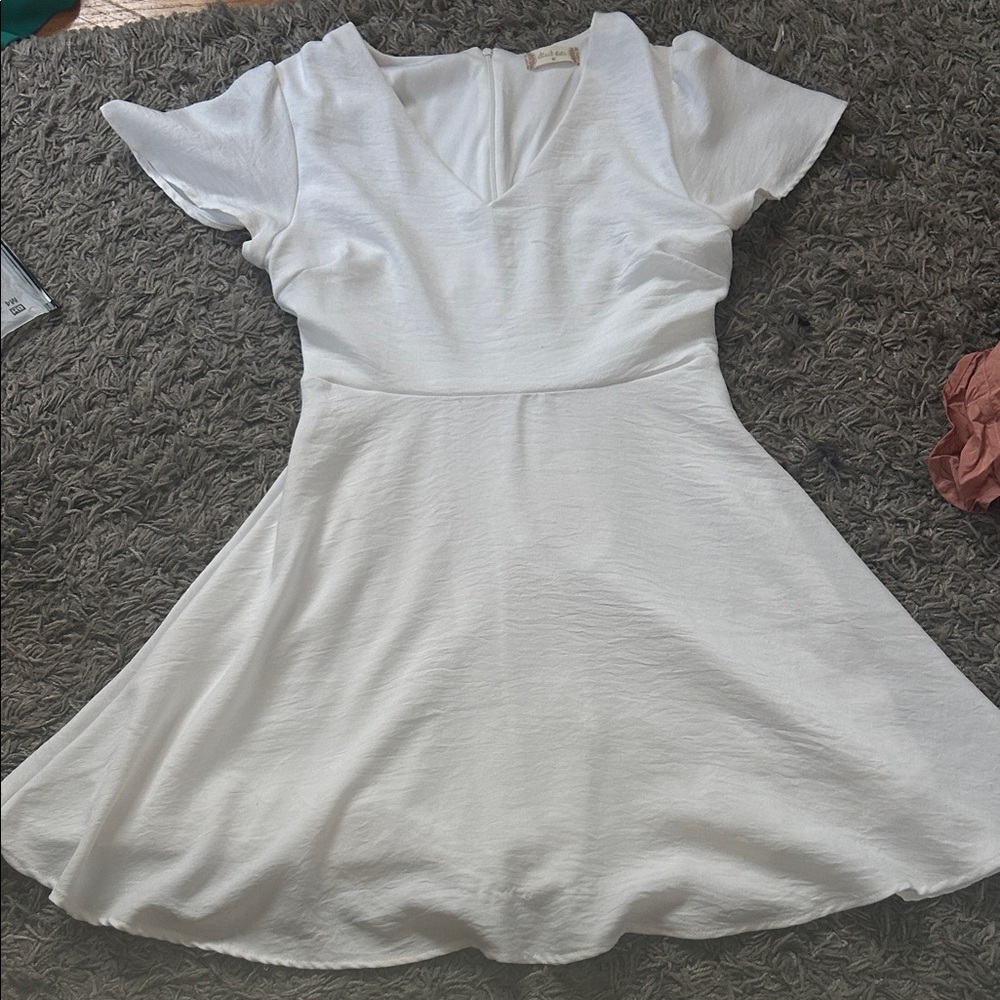 Chic White Mini Dress